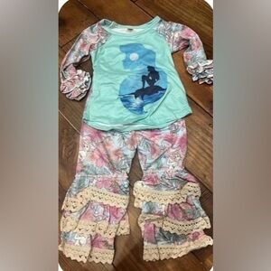 Little Mermaid ruffle outfit